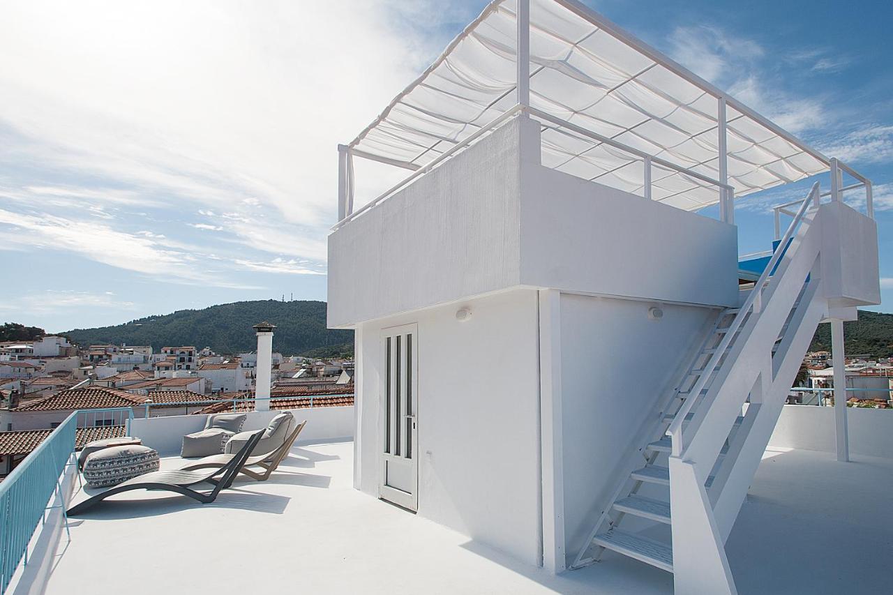 Capolavoro, Boutique Apartment With Unique Rooftop Скіатос Екстер'єр фото