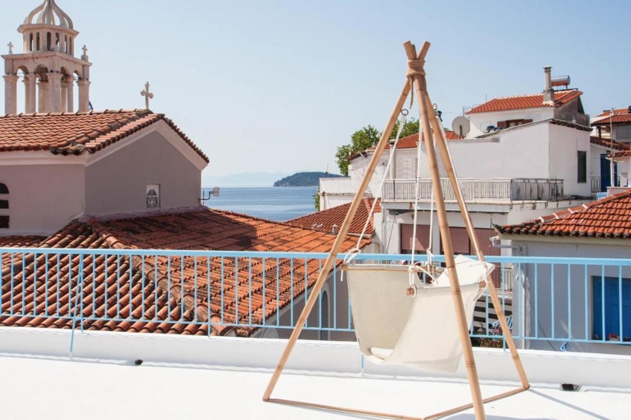 Capolavoro, Boutique Apartment With Unique Rooftop Скіатос Екстер'єр фото