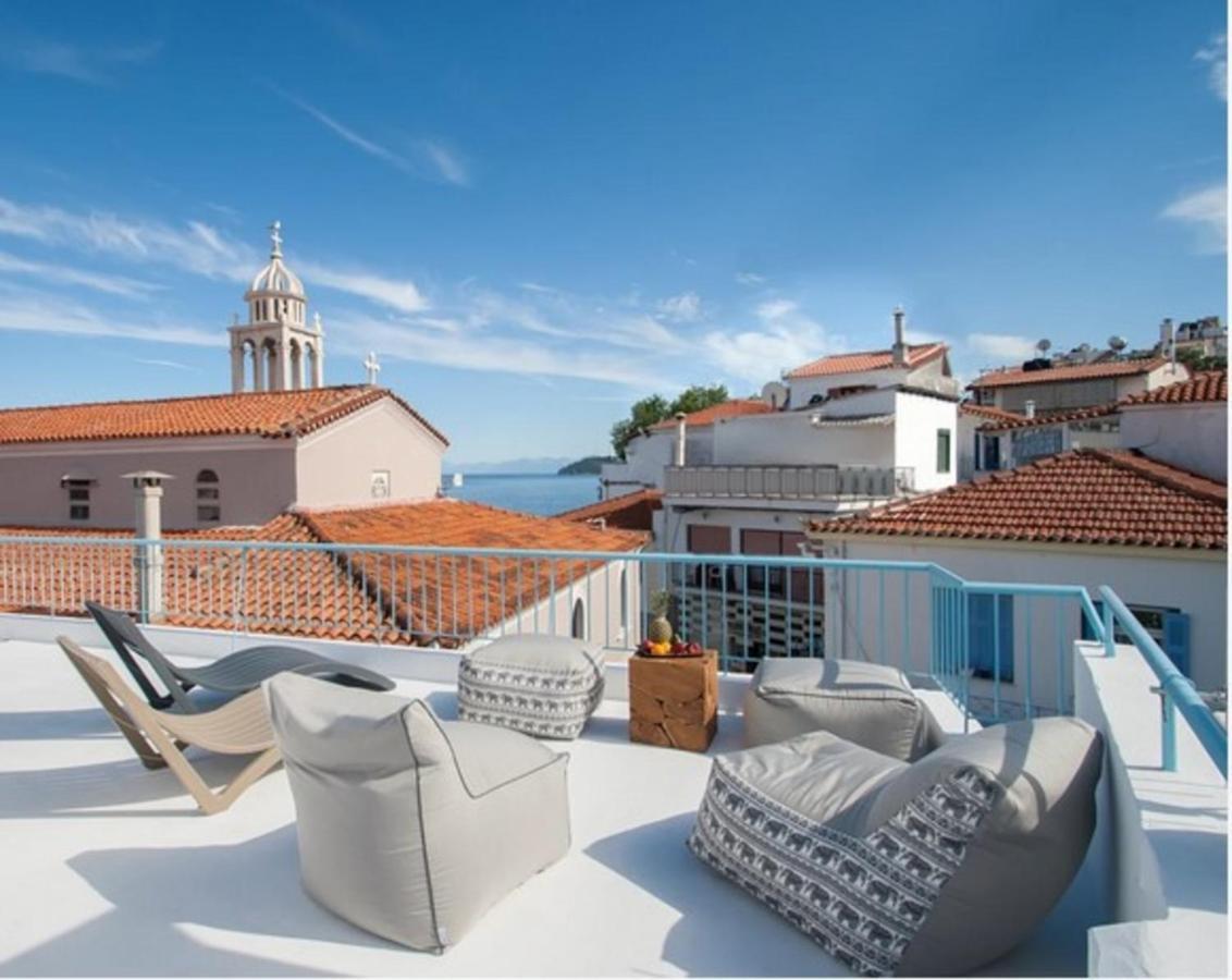 Capolavoro, Boutique Apartment With Unique Rooftop Скіатос Екстер'єр фото
